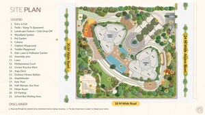 Master Plan in 3 BHK Apartment at Eldeco Terra And Sol, Sector 80 – for Sale