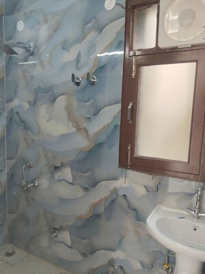Bathroom in 1 RK Builder Floor at Neb Sarai – for Rent