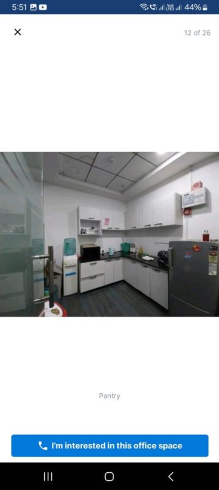 Kitchen, bestech-business-tower Commercial Office Space 2212 Sq.Ft. In Sector 48 Gurgaon 10680326