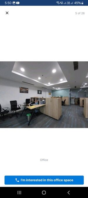 Team Area in  Office Space at Bestech Business Tower, Sector 48 – for Rent