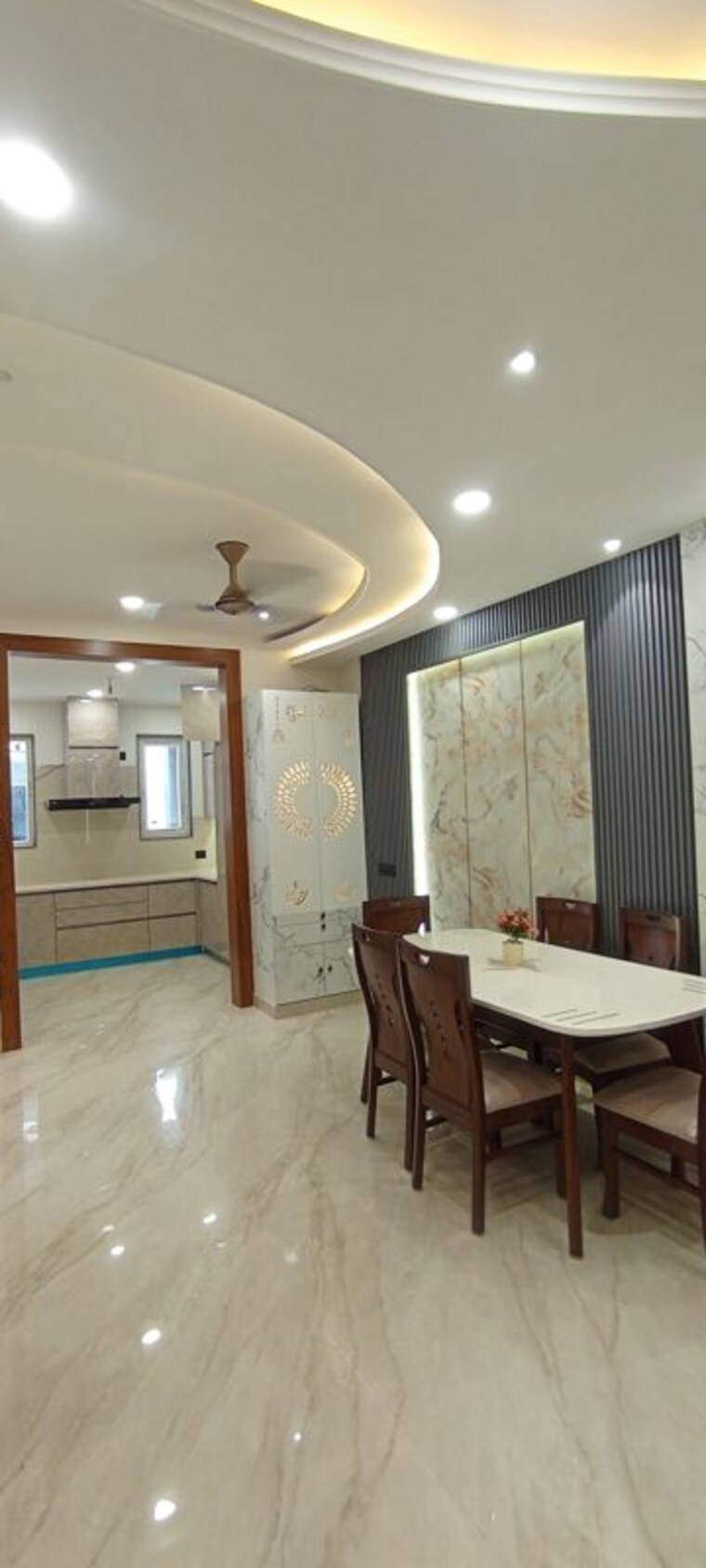 Kitchen, bptp-district-3 3 Bedroom 1620 Sq.Ft. Builder Floor In Sector 85 Faridabad 10680367