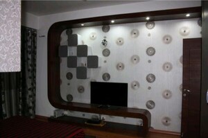 Living Room in 4 BHK Builder Floor at Uppal Southend, Sector 49 – for Rent