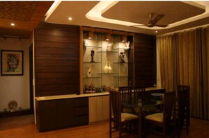 Living Room in 4 BHK Builder Floor at Uppal Southend, Sector 49 – for Rent