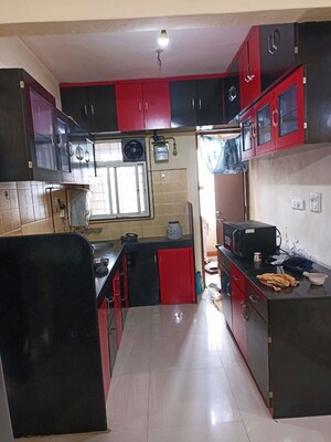 Kitchen in 2 BHK Apartment at Prime Square, Pimple Saudagar – for Rent