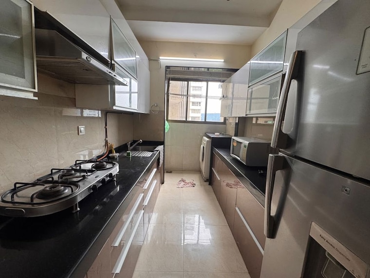 Kitchen, lnt-veridian 3 Bedroom 990 Sq.Ft. Apartment In Powai Mumbai 10680414