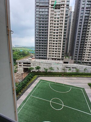 Balcony in 2 BHK Apartment at Kalpataru Immensa D, Kolshet Road – for Rent