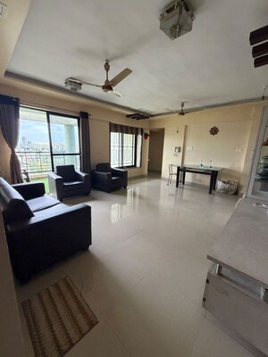 Hall in 3 BHK Apartment at Mont Vert Seville Phase I, Wakad – for Rent