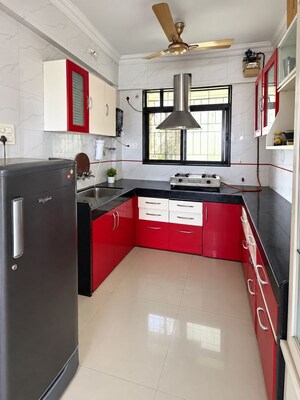 Kitchen in 3 BHK Apartment at Mont Vert Seville Phase I, Wakad – for Rent