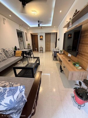 Team Area in 2 BHK Apartment at Tejashree CHS Bhusari Colony, Bhusari Colony – for Rent