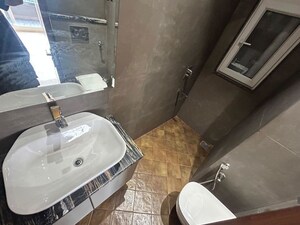Bathroom in 4 BHK Builder Floor at Palam Vihar – for Rent