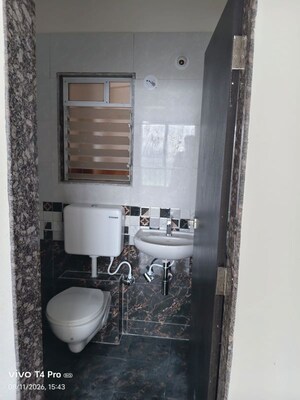 Bathroom in 2 BHK Apartment at JVM Tiara, Thane West – for Rent