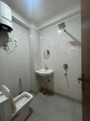 Bathroom in 1 BHK Builder Floor at Freedom Fighters Enclave – for Rent