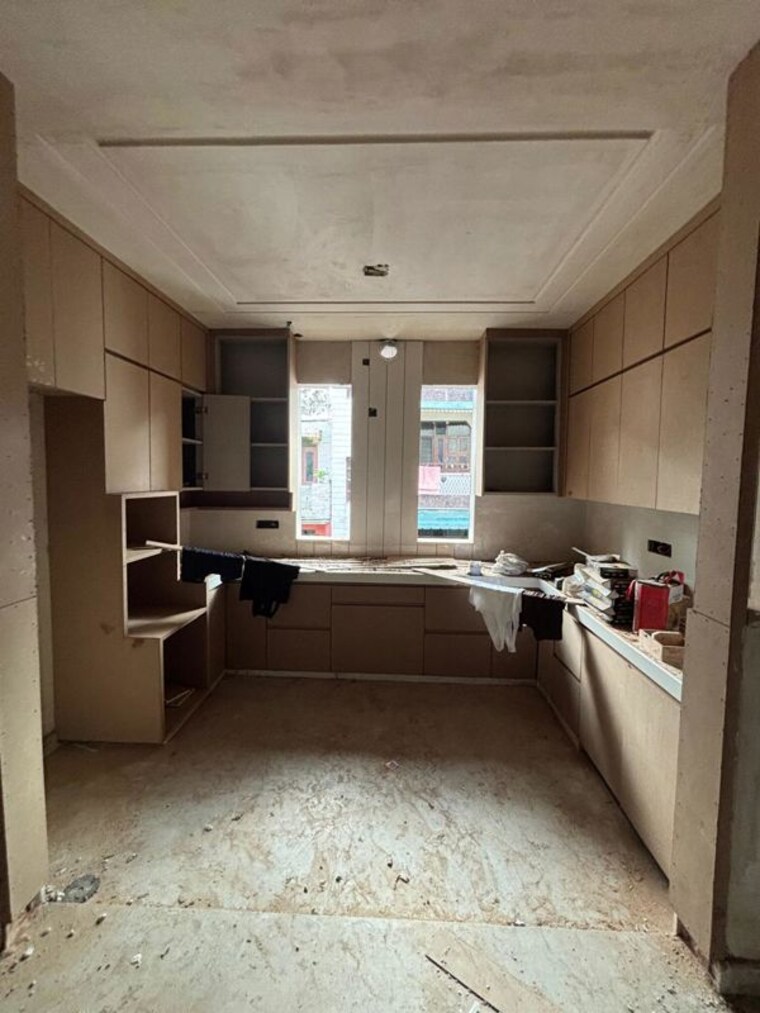 Kitchen, rohini sector 15 3 Bedroom 1400 Sq.Ft. Builder Floor In Rohini Sector 15 Delhi 10680449