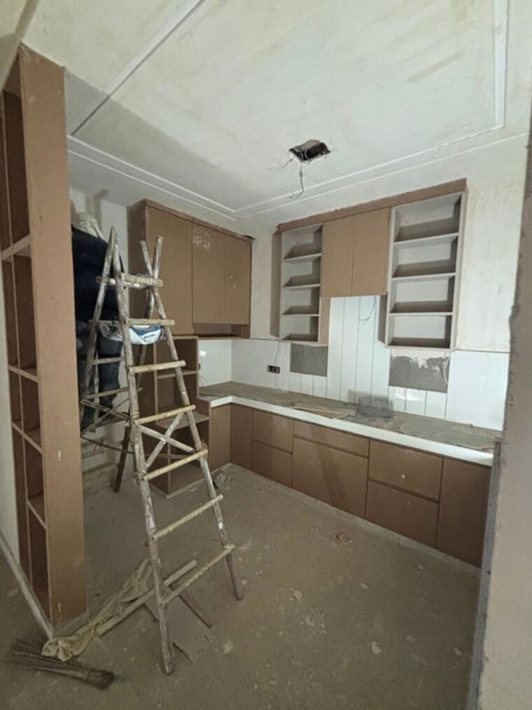 Kitchen, rohini sector 15 3 Bedroom 1400 Sq.Ft. Builder Floor In Rohini Sector 15 Delhi 10680449