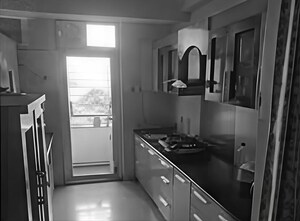 Kitchen in 3 BHK Apartment at Banjarawala – for Sale