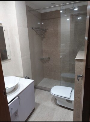 Bathroom in 3 BHK Builder Floor at East Of Kailash – for Rent
