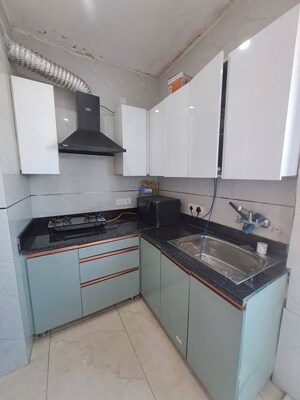 Kitchen in 1 BHK Builder Floor at Malviya Nagar – for Rent