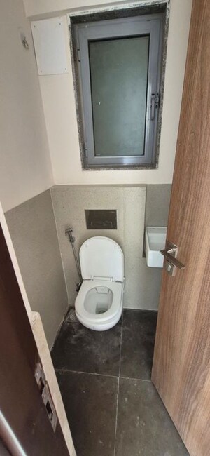 Bathroom in 1 BHK Apartment at Piramal Vaikunth, Balkum Pada – for Rent
