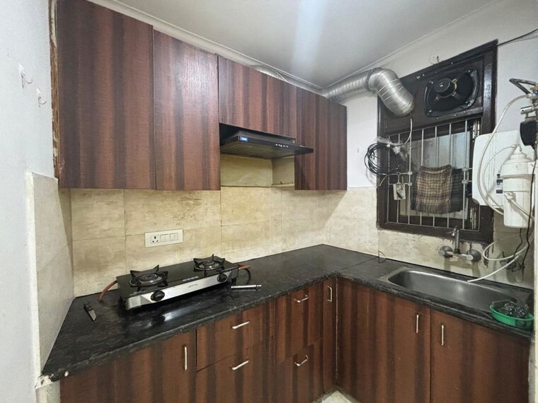 Kitchen, neb sarai 1 Bedroom 450 Sq.Ft. Builder Floor In Neb Sarai Delhi 10680594