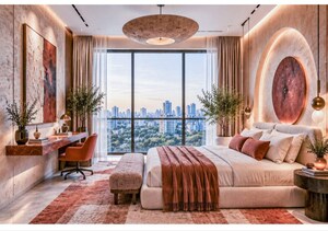 Bedroom in 4 BHK Apartment at Fair Field, Santacruz West – for Sale