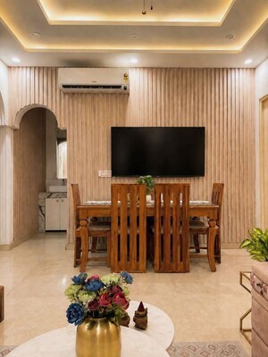 Living Room in 4 BHK Builder Floor at Panchsheel Park – for Rent