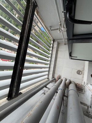 Balcony in 3 BHK Apartment at Raymond The Address, Pokhran Road No Two – for Rent