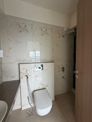 Bathroom in 3 BHK Apartment at Raymond The Address, Pokhran Road No Two – for Rent