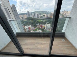 Balcony in 3 BHK Apartment at Raymond The Address, Pokhran Road No Two – for Rent