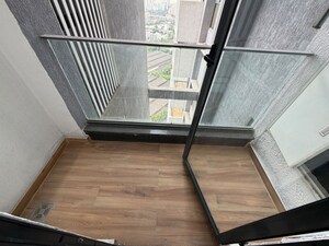 Staircase in 3 BHK Apartment at Raymond The Address, Pokhran Road No Two – for Rent