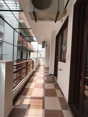 Balcony in 3 BHK Builder Floor at Smart World Orchard, Sector 61 – for Rent