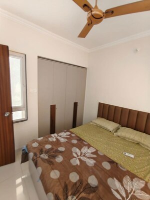Bedroom in 1 BHK Apartment at Raunak Bliss, Ghodbunder Road – for Rent