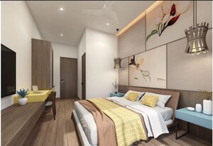 Bedroom in 3 BHK Apartment at Disha Pursuit of Radiance, Varthur – for Sale
