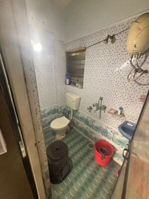 Bathroom in 1 BHK Apartment at Krishna Greenland Park Vastu Federation, Ghodbunder Road – for Sale