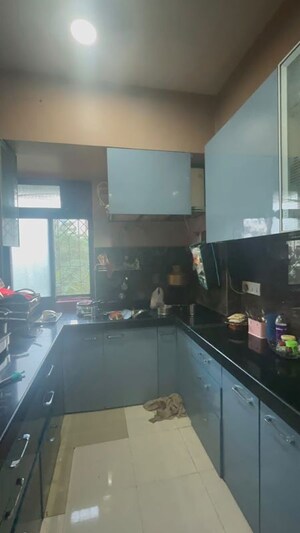 Kitchen in 1 BHK Apartment at Krishna Greenland Park Vastu Federation, Ghodbunder Road – for Sale