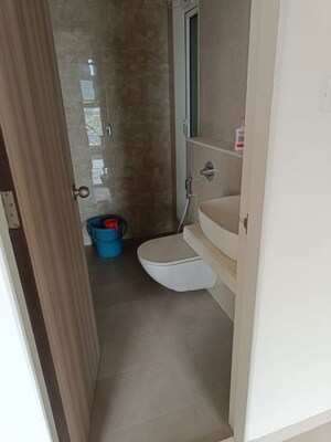 Bathroom in 1 BHK Apartment at Ashar Arize, Kalwa – for Rent