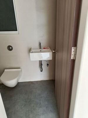 Bathroom in 1 BHK Apartment at Ashar Arize, Kalwa – for Rent