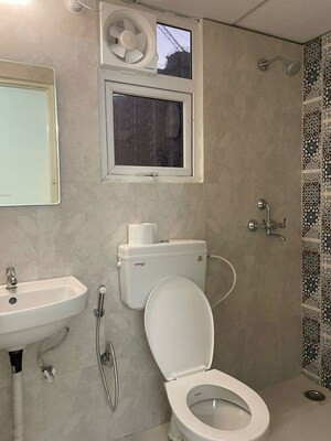 Bathroom in 3 BHK Apartment at Signature Global City, Sector 37d – for Rent