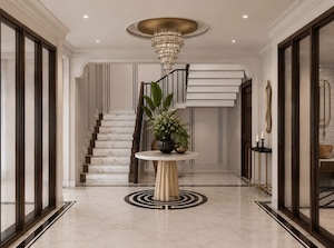 Balcony in 5 BHK Builder Floor at Vasant Vihar – for Sale