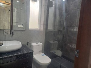Bathroom in 3 BHK Builder Floor at Shivalik Colony – for Rent