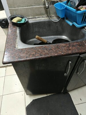 Kitchen in 2 BHK Apartment at Gaur City 2 - 16th Avenue, Sector 16c Greater Noida – for Rent