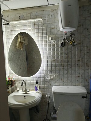 Bathroom in 2 BHK Apartment at Gaur City 2 - 16th Avenue, Sector 16c Greater Noida – for Rent