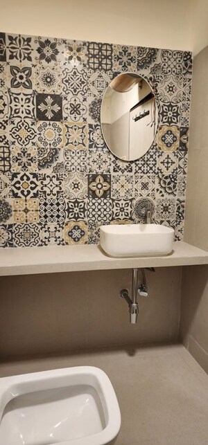 Bathroom in 2 BHK Apartment at Navneet Apartment, Andheri West – for Rent