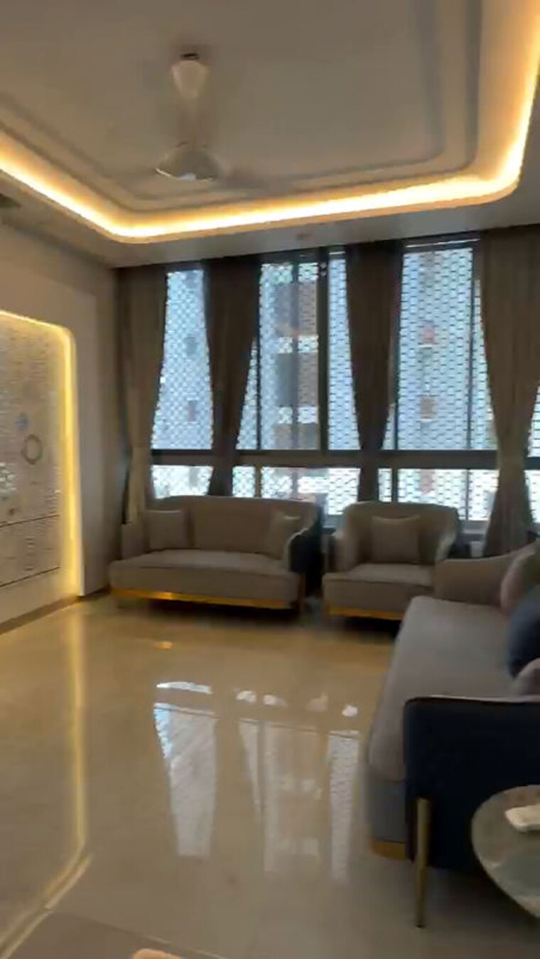 Living Room, piramal-vaikunth 3 Bedroom 1000 Sq.Ft. Apartment In Balkum Pada Thane 10680813