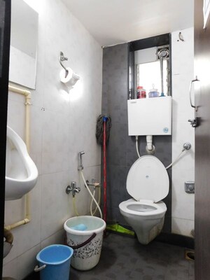 Bathroom in  Office Space at Blue Rose Industrial Premises, Kandivali East – for Rent