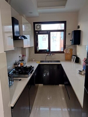 Kitchen in 3 BHK Builder Floor at Orchid Island, Sector 51 – for Rent