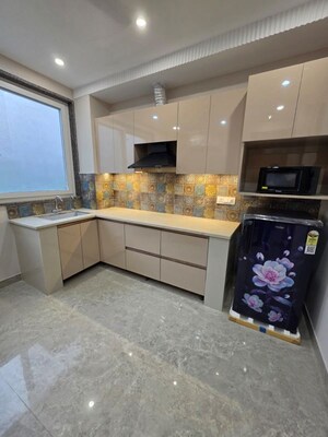 Kitchen in 1 BHK Builder Floor at Ansal Sushant Lok I, Sector 43 – for Rent
