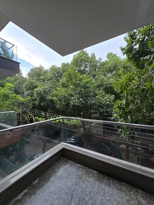 Balcony in 2 BHK Builder Floor at Sushant Lok I – for Rent