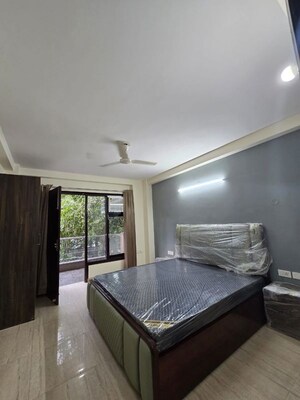 Bedroom in 2 BHK Builder Floor at Sushant Lok I – for Rent