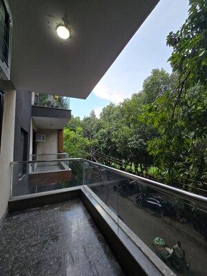 Balcony in 2 BHK Builder Floor at Sushant Lok I – for Rent