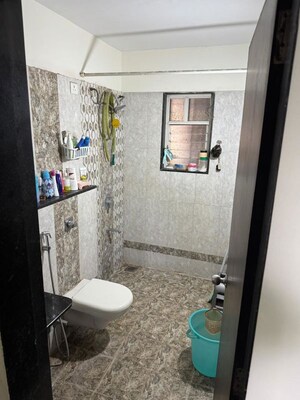 Bathroom in 3 BHK Apartment at Bramha Skycity Apartment, Dhanori – for Rent
